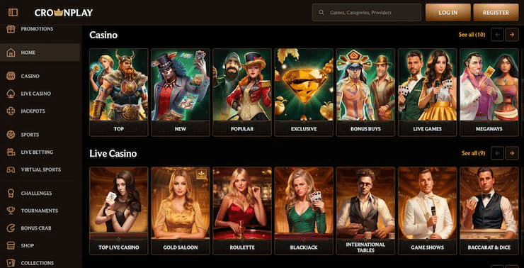 crownplay lobby